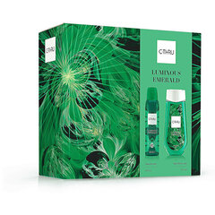 Набор для женщин C-Thru Luminous Emerald: дезодорант 150 мл + гель для душа 250 мл цена и информация | Парфюмированная косметика для женщин | hansapost.ee