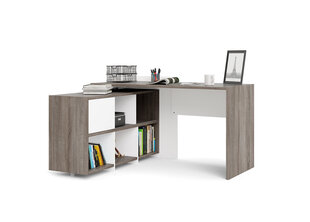 Угловой письменный стол Function Plus, белый/коричневый цвет цена и информация | Компьютерные, письменные столы | hansapost.ee
