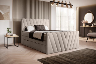 Кровать NORE Candice Sola 18, 180x200 см, бежевая цена и информация | Кровати | hansapost.ee