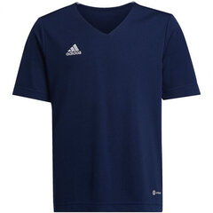 Детская футболка Adidas Entrada 22 H57564, темно-синий цена и информация | Футбольная форма и другие товары | hansapost.ee