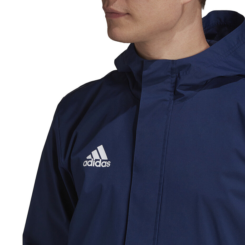 Meeste jope Adidas Entrada 22 H57472, tumesinine hind ja info | Jalgpalli varustus ja riided | hansapost.ee