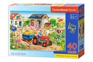 Pusle MAXI Life on the Farm, 40 o. цена и информация | Пазлы | hansapost.ee