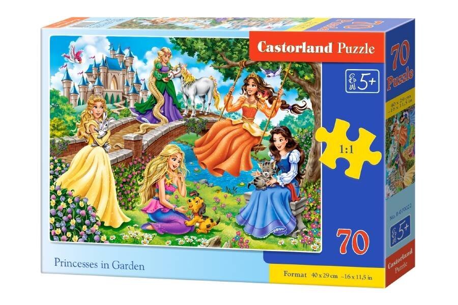 Pusle Princesses in Garden, 70 o. hind ja info | Pusled lastele ja täiskasvanutele | hansapost.ee