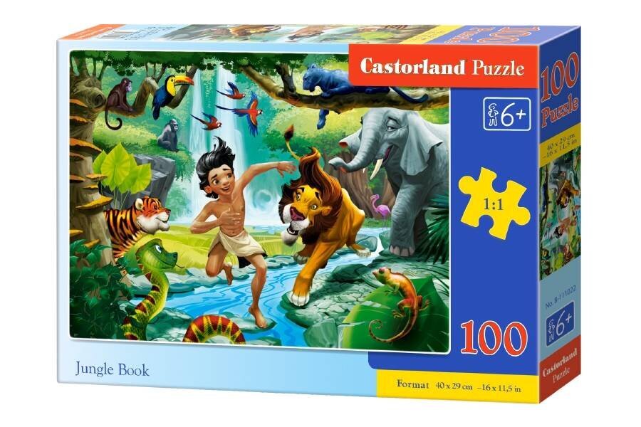 Pusle Jungle Book, 100 o. цена и информация | Pusled lastele ja täiskasvanutele | hansapost.ee