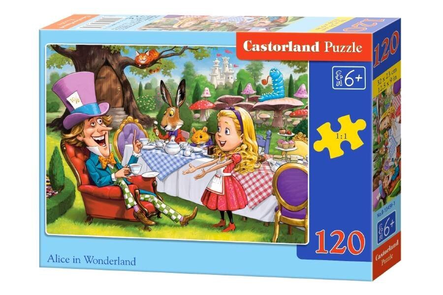 Pusle Alice in Wonderland, 120 o. цена и информация | Pusled lastele ja täiskasvanutele | hansapost.ee