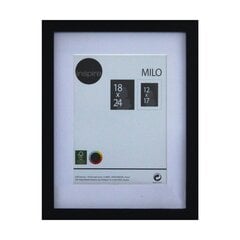 Pildiraam MILO 18x24 cm, must hind ja info | Pildiraamid | hansapost.ee