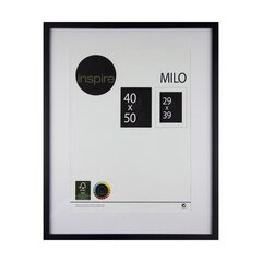 Pildiraam MILO 40x50 cm, must hind ja info | Pildiraamid | hansapost.ee
