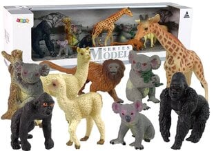 Набор фигурок африканских диких животных, 9 шт. цена и информация | Развивающие игрушки для детей | hansapost.ee