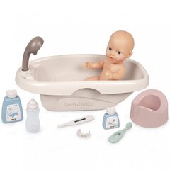 Набор для кукольной ванночки + аксессуары SMOBY Baby Nurse Bath Set  цена и информация | Игрушки для девочек | hansapost.ee