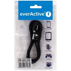 EverActive CBS-1MB, USB-A/Micro USB, 1 m цена и информация | Кабели и провода | hansapost.ee