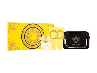 Подарочный косметический набор для женщин Versace Yellow Diamond: туалетная вода 90 мл + лосьон для тела 100 мл + гель для душа 100 мл цена и информация | Духи для Нее | hansapost.ee