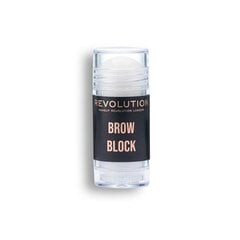 Kulmukarvu fikseeriv liim Makeup Revolution Creator Revolution Brow Block Glue Fixing Stick, 12g цена и информация | Карандаши, краска для бровей | hansapost.ee