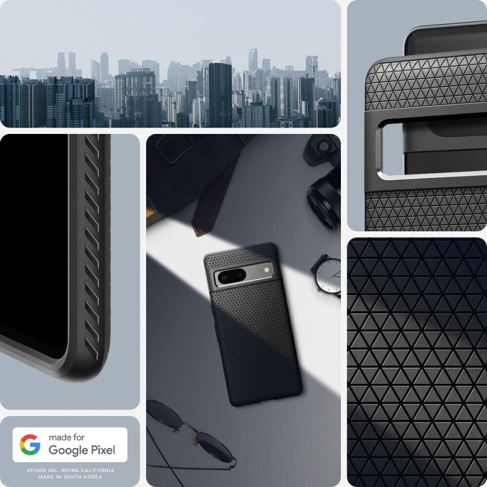 Spigen Liquid Air Google Pixel 7 black hind ja info | Telefonide kaitsekaaned ja -ümbrised | hansapost.ee