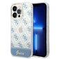 Guess GUHCP14LHG4MHB iPhone 14 Pro 6.1 "blue / blue hard4G Pattern Script цена и информация | Telefonide kaitsekaaned ja -ümbrised | hansapost.ee