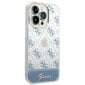 Guess GUHCP14LHG4MHB iPhone 14 Pro 6.1 "blue / blue hard4G Pattern Script цена и информация | Telefonide kaitsekaaned ja -ümbrised | hansapost.ee