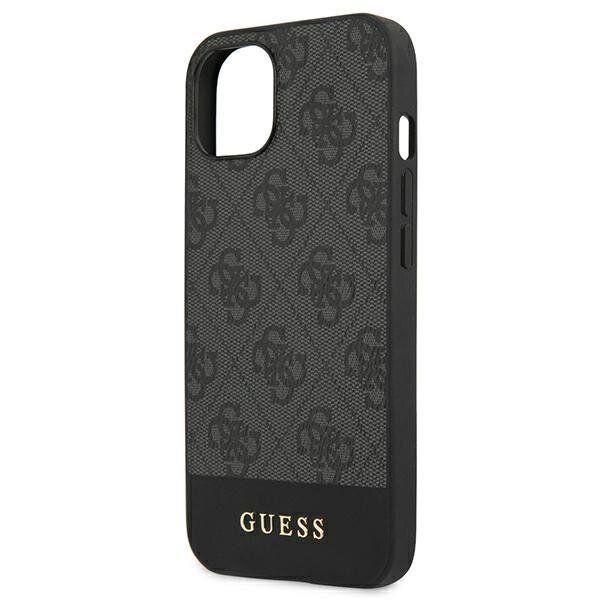 Guess GUHCP13MG4GLGR iPhone 13 6.1 "gray / gray hard4G Stripe Collection hind ja info | Telefonide kaitsekaaned ja -ümbrised | hansapost.ee