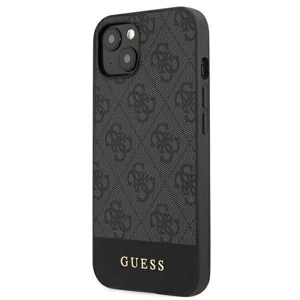 Guess GUHCP13MG4GLGR iPhone 13 6.1 "gray / gray hard4G Stripe Collection hind ja info | Telefonide kaitsekaaned ja -ümbrised | hansapost.ee