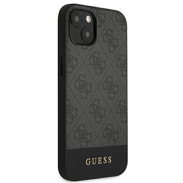 Guess GUHCP13MG4GLGR iPhone 13 6.1 "gray / gray hard4G Stripe Collection hind ja info | Telefonide kaitsekaaned ja -ümbrised | hansapost.ee