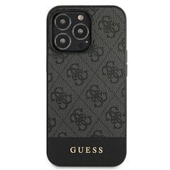 Guess GUHCP13LG4GLGR iPhone 13 Pro / 13 6.1 "gray / gray hard4G Stripe Collection цена и информация | Чехлы для телефонов | hansapost.ee