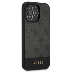 Guess GUHCP13LG4GLGR iPhone 13 Pro / 13 6.1 "gray / gray hard4G Stripe Collection цена и информация | Чехлы для телефонов | hansapost.ee