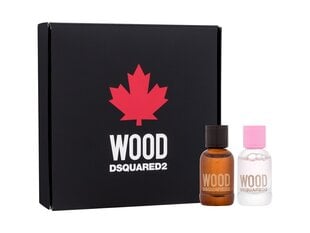 Tualettvee kinkekomplekt Dsquared2 Wood Eau de Toilette, 2x5ml hind ja info | Dsquared2 Parfüümid, lõhnad ja kosmeetika | hansapost.ee