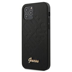 Guess GUHCP12LPUILGBK iPhone 12 Pro Max 6,7 black hind ja info | Telefonide kaitsekaaned ja -ümbrised | hansapost.ee