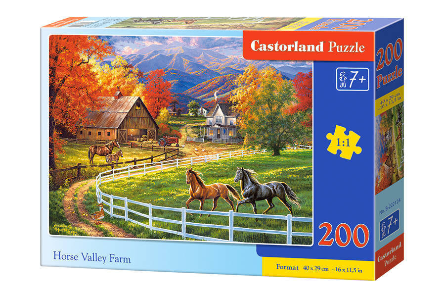 Pusle Horse Valley Farm, 200 o. цена и информация | Pusled lastele ja täiskasvanutele | hansapost.ee