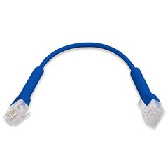 Жесткий сетевой кабель UTP категории 6 UBIQUITI Синий 10 см цена и информация | Ubiquiti Телевизоры и аксессуары | hansapost.ee