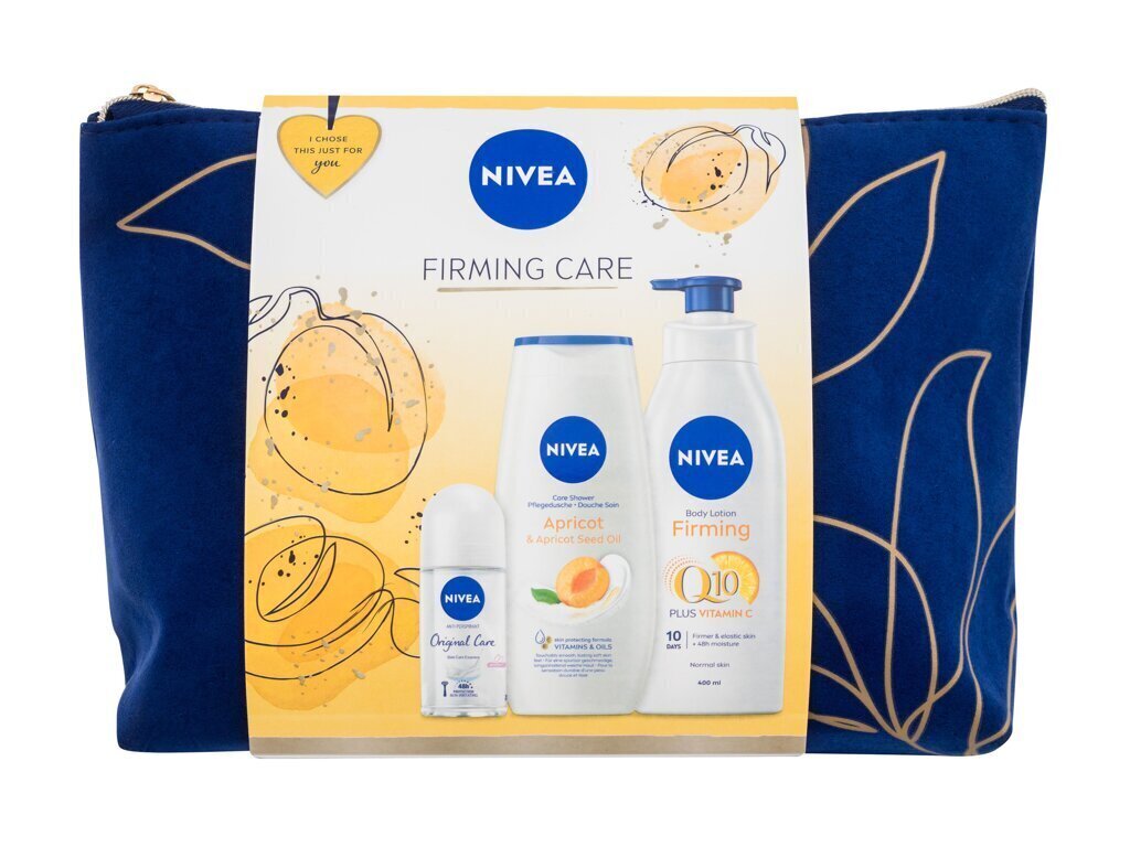 Naiste kosmeetikakomplekt Nivea Firming Care: kehakreem, 400 ml + rulldeodorant, 50 ml + dušigeel, 250 ml цена и информация | Kehakreemid, kehaõlid ja losjoonid | hansapost.ee