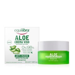 Kortsudevastane näokreem Equilibra Aloe Anti-Wrinkle Face Cream, 50ml цена и информация | Кремы для лица | hansapost.ee