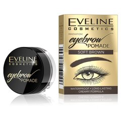 Помада для бровей Eveline Cosmetics Eyebrow Pomade, светло-коричневая, 4 г цена и информация | Карандаши, краска для бровей | hansapost.ee