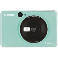 Canon Zoemini C (Mint Green) + 20 Canon Zink photo sheets hind ja info | Kiirpildikaamerad | hansapost.ee