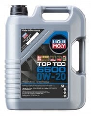 Liqui Moly Top Tec 6600 0W20 C5/C6 моторное масло, 5 л цена и информация | Моторные масла | hansapost.ee