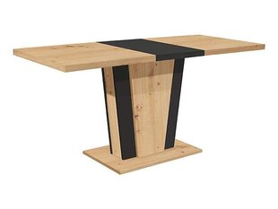 Обеденный стол BRW Zalder, коричневый/черный цена и информация | Кухонные и обеденные столы | hansapost.ee