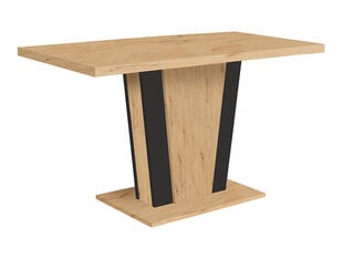 Обеденный стол BRW Zalder, коричневый/черный цена и информация | Кухонные и обеденные столы | hansapost.ee
