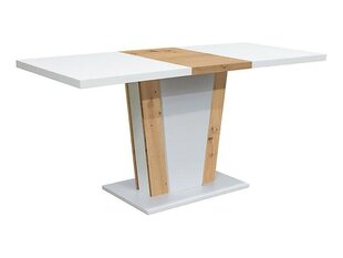 Обеденный стол BRW Zalder, белый/коричневый цена и информация | Кухонные и обеденные столы | hansapost.ee