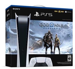 Игровая приставка Sony Playstation 5 Digital Edition + God of War: Ragnarök цена и информация | Игровые пульты | hansapost.ee