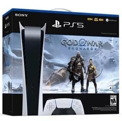 Sony Playstation 5 Digital Edition + God of War: Ragnarök hind ja info | Mängukonsoolid | hansapost.ee