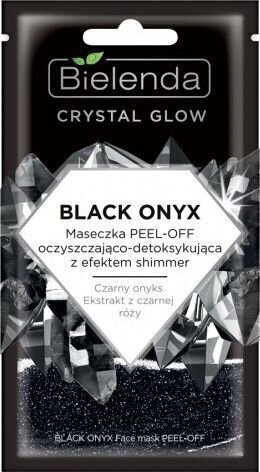 Mahakooritav näomask Bielenda Crystal Glow Black Onyx 8 g цена и информация | Näomaskid ja silmamaskid | hansapost.ee