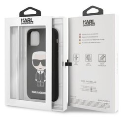 Чехол Karl Lagerfeld KLHCP12MSLKHBK Head для Apple iPhone 12 / 12 Pro, черный цена и информация | Чехлы для телефонов | hansapost.ee