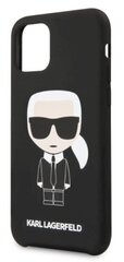 Чехол Karl Lagerfeld KLHCP12MSLKHBK Head для Apple iPhone 12 / 12 Pro, черный цена и информация | Чехлы для телефонов | hansapost.ee