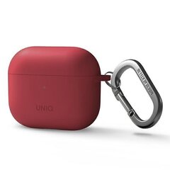 Uniq Nexo AirPods 3 Red hind ja info | Kõrvaklappide tarvikud | hansapost.ee