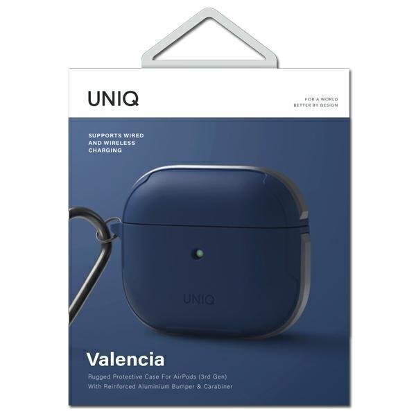 Uniq Valencia AirPods 3 Blue цена и информация | Kõrvaklappide tarvikud | hansapost.ee