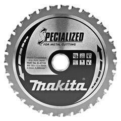 Пильный специализированный диск Makita B-47151 TCT, 150х1.5х20 мм, 0° T32  цена и информация | Механические инструменты | hansapost.ee