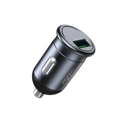 XO car charger CC46 QC 3.0 18W 1x USB gray hind ja info | Auto elektritarvikud | hansapost.ee
