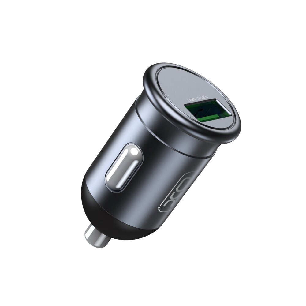 XO car charger CC46 QC 3.0 18W 1x USB gray цена и информация | Auto elektritarvikud | hansapost.ee