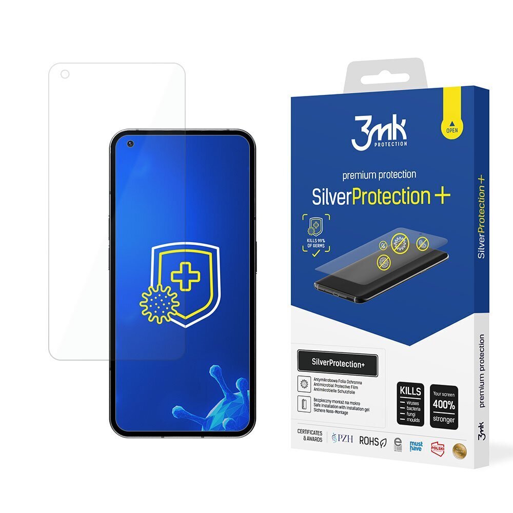 Nothing Phone 1 - 3mk SilverProtection+ screen protector цена и информация | Ekraani kaitseklaasid ja kaitsekiled | hansapost.ee