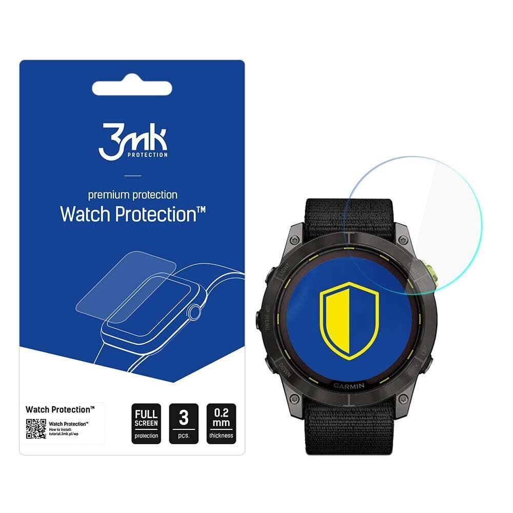 Garmin Enduro 2 51mm - 3mk FlexibleGlass™ screen protector hind ja info | Nutikellade aksessuaarid ja tarvikud | hansapost.ee