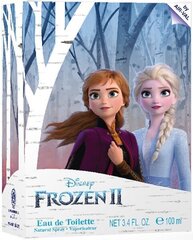 Tualettvesi Disney Frozen II EDT tüdrukutele 100 ml hind ja info | Laste lõhnaõlid | hansapost.ee