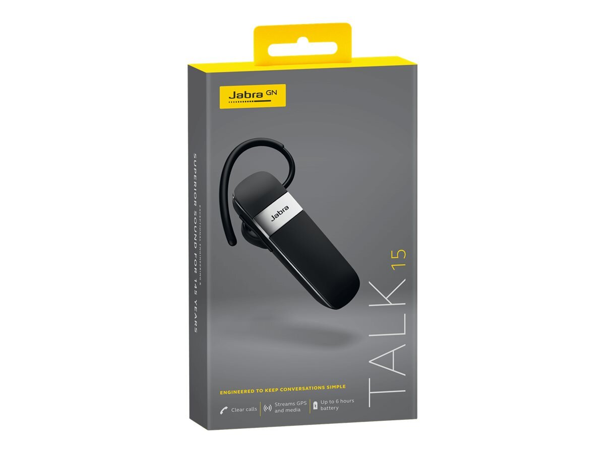 Jabra Talk 15 SE BT kõrvaklapid mustad цена и информация | Handsfree seadmed | hansapost.ee